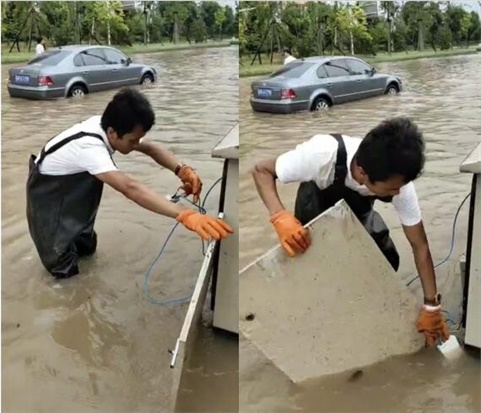 風(fēng)雨中的堅(jiān)守，只為道路暢通—湘江智慧暴雨中奮力搶修